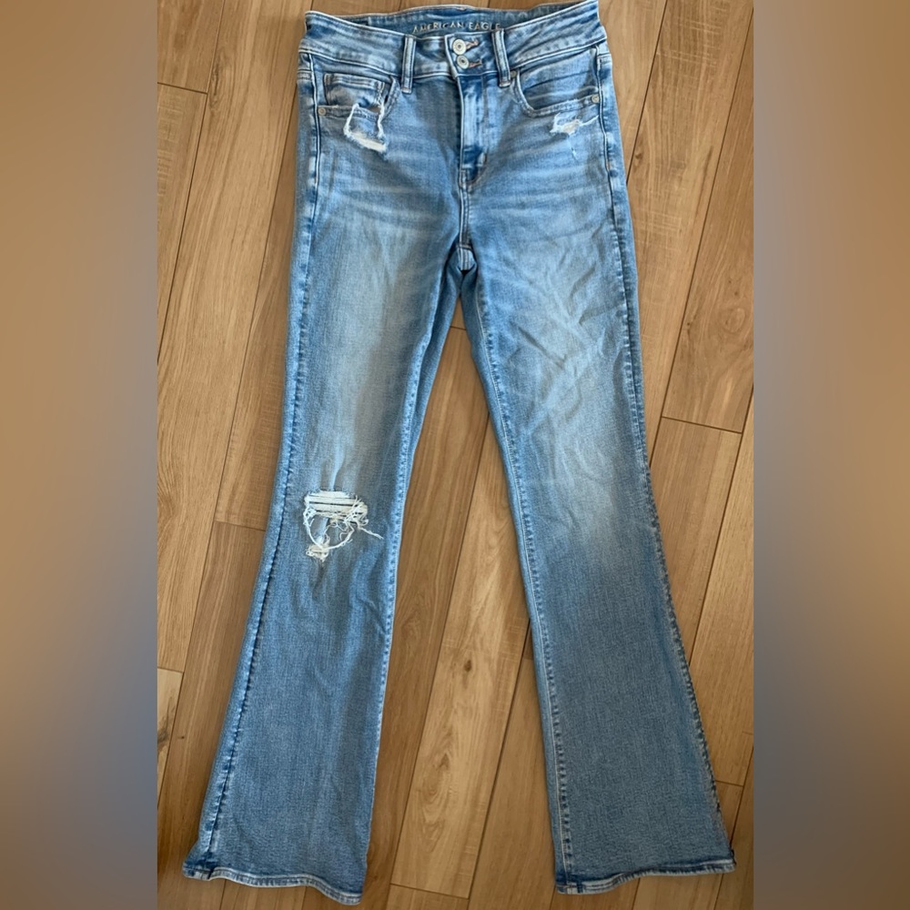 American Eagle High-Waisted Artist Flare Jean